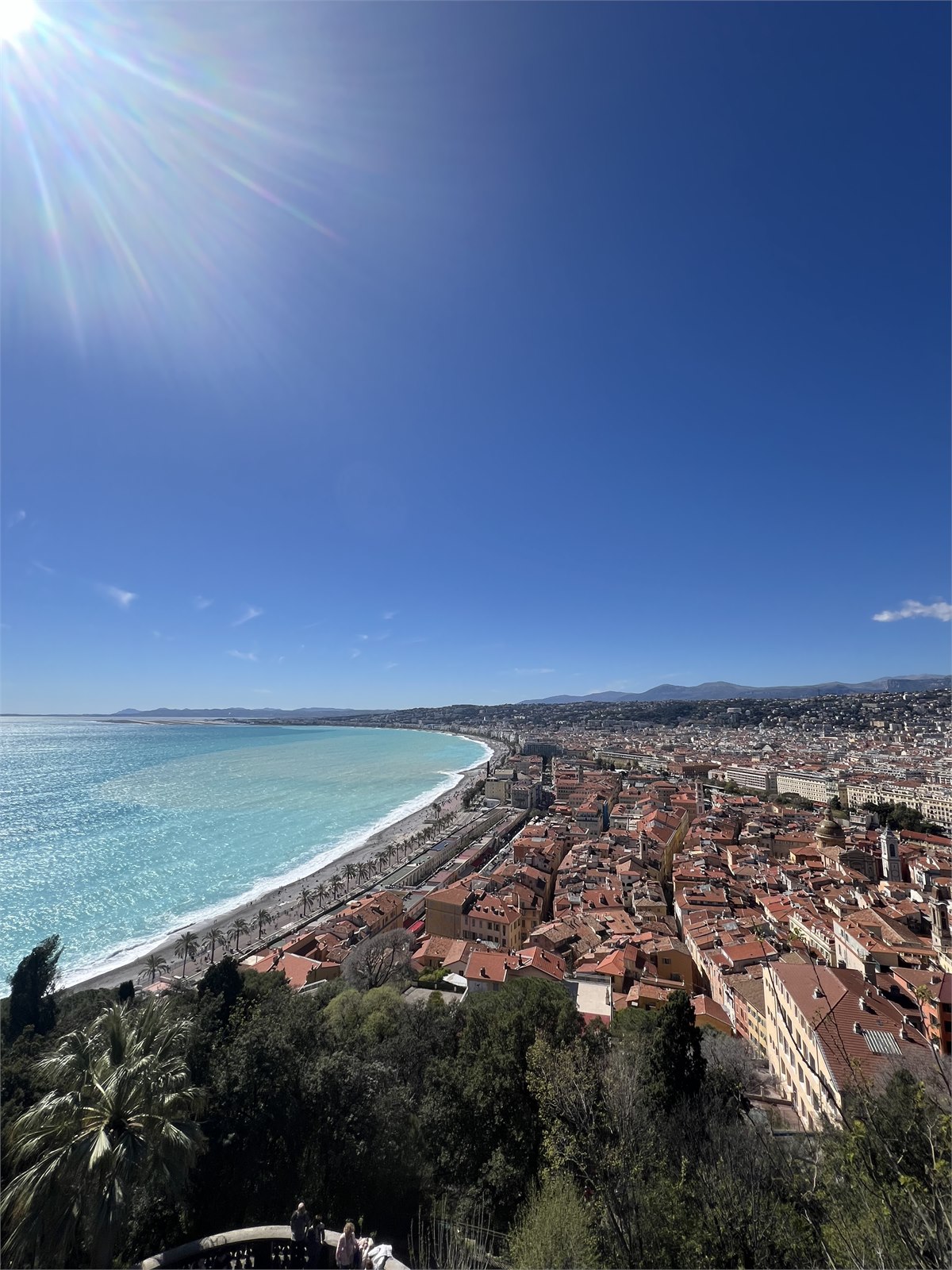 Nice France coastline travel photo from Sahir Sood's study abroad travels